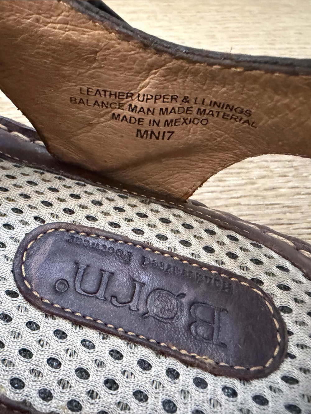 Born Brown Leather Fisherman Sandals with Braided Strap 8 - Picture 6 of 8
